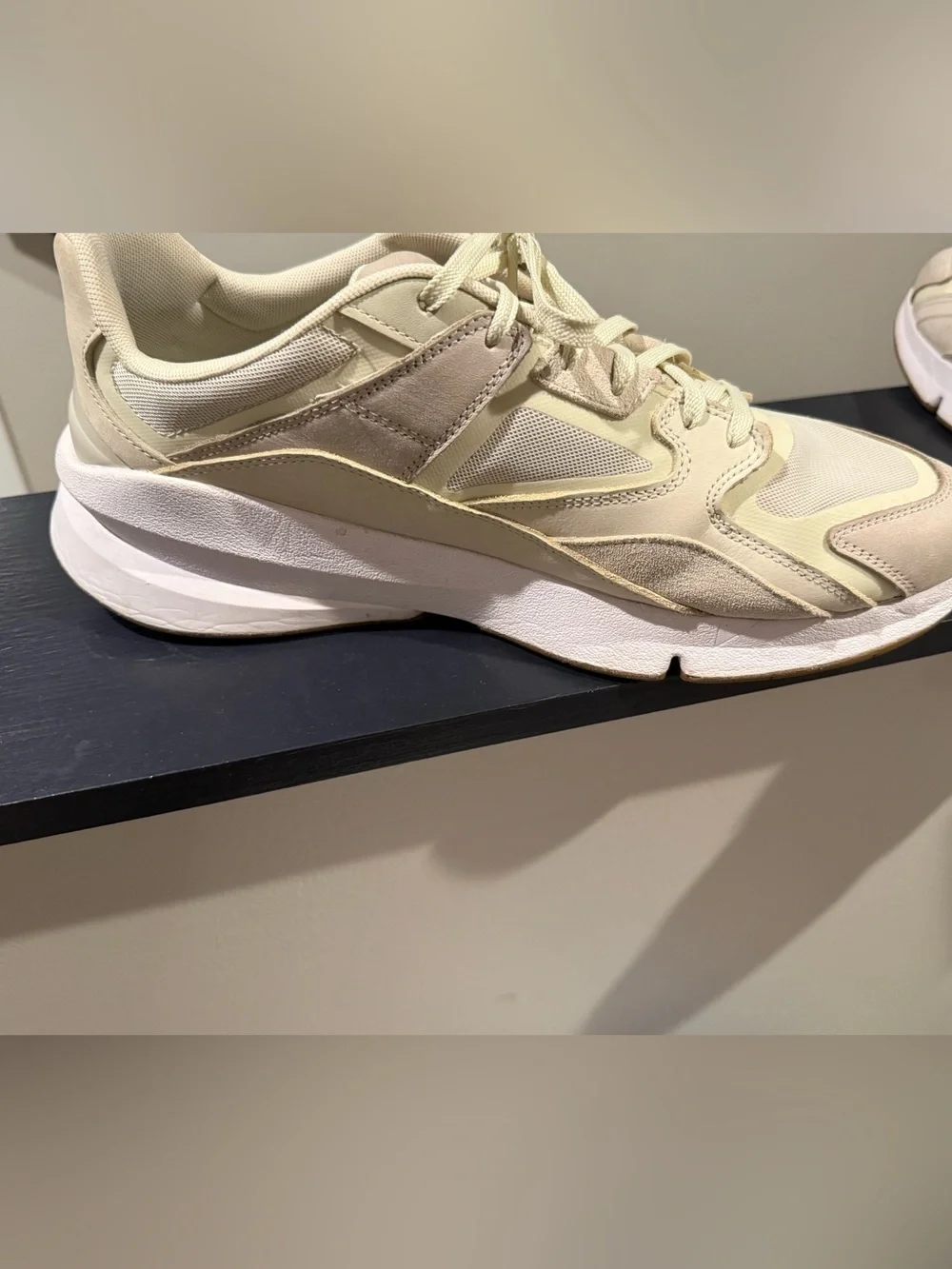 Neutral Cream/Taupe Under Armour shoes